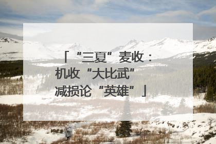 “三夏”麦收：机收“大比武” 减损论“英雄”