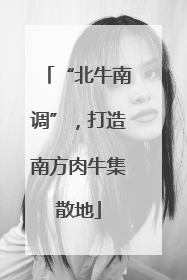 “北牛南调”，打造南方肉牛集散地
