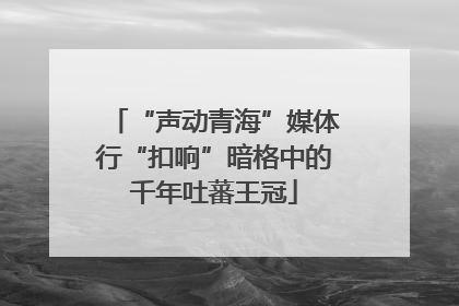 “声动青海”媒体行“扣响”暗格中的千年吐蕃王冠