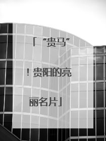 “贵马”！贵阳的亮丽名片