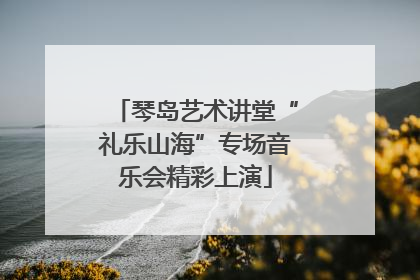 琴岛艺术讲堂“礼乐山海”专场音乐会精彩上演