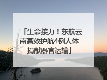生命接力！东航云南高效护航4例人体捐献器官运输