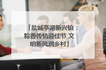 盐城亭湖新兴镇：粽香传情迎佳节 文明新风润乡村