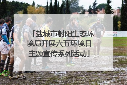 盐城市射阳生态环境局开展六五环境日主题宣传系列活动