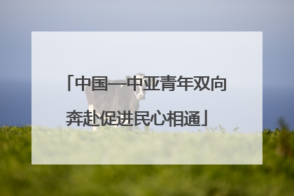 中国—中亚青年双向奔赴促进民心相通
