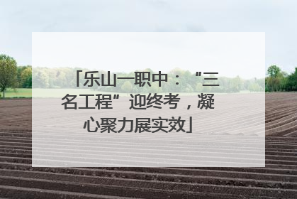 乐山一职中：“三名工程”迎终考，凝心聚力展实效