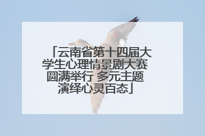 云南省第十四届大学生心理情景剧大赛圆满举行 多元主题演绎心灵百态