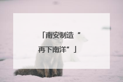 南安制造“再下南洋”