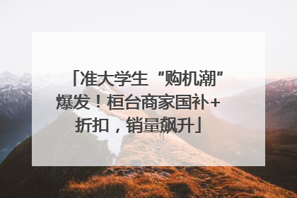 准大学生“购机潮”爆发！桓台商家国补+折扣，销量飙升