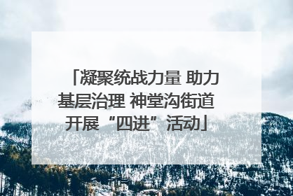 凝聚统战力量 助力基层治理 神堂沟街道开展“四进”活动