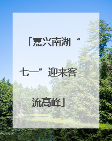 嘉兴南湖“七一”迎来客流高峰