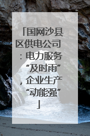 国网沙县区供电公司：电力服务“及时雨”，企业生产“动能强”