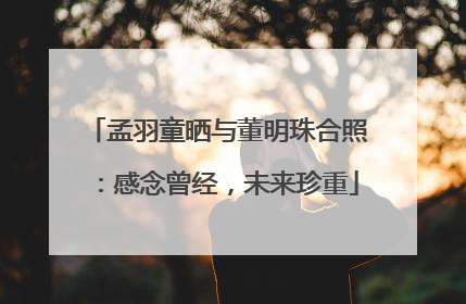 孟羽童晒与董明珠合照：感念曾经，未来珍重