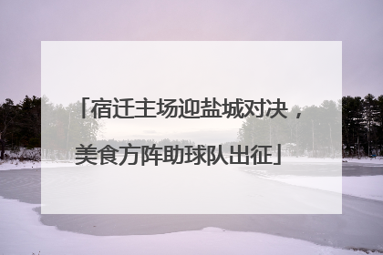 宿迁主场迎盐城对决，美食方阵助球队出征