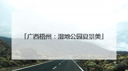 广西梧州：湿地公园夏景美