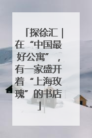 探徐汇｜在“中国最好公寓”，有一家盛开着“上海玫瑰”的书店