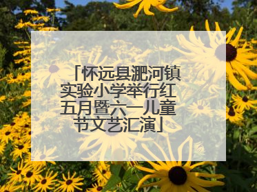 怀远县淝河镇实验小学举行红五月暨六一儿童节文艺汇演