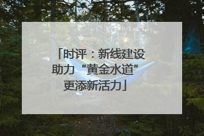 时评：新线建设助力“黄金水道”更添新活力