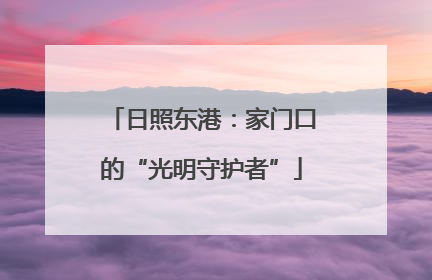 日照东港：家门口的“光明守护者”