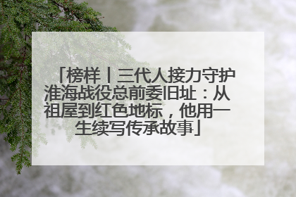 榜样丨三代人接力守护淮海战役总前委旧址：从祖屋到红色地标，他用一生续写传承故事