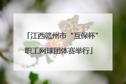 江西赣州市“互保杯”职工网球团体赛举行