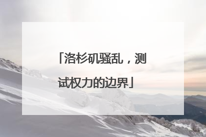 洛杉矶骚乱，测试权力的边界