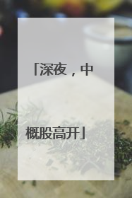 深夜，中概股高开