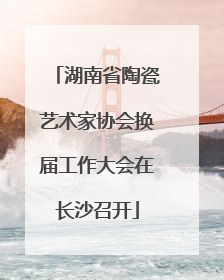 湖南省陶瓷艺术家协会换届工作大会在长沙召开