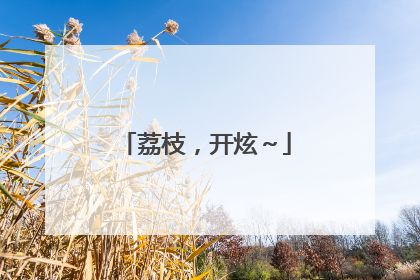 荔枝，开炫～