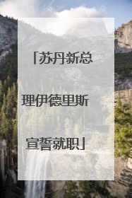 苏丹新总理伊德里斯宣誓就职
