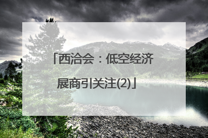 西洽会：低空经济展商引关注(2)