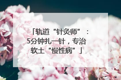 轨道“针灸师”：5分钟扎一针，专治软土“慢性病”