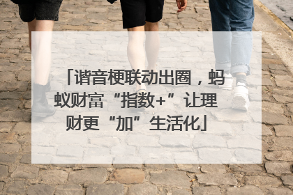 谐音梗联动出圈，蚂蚁财富“指数+”让理财更“加”生活化
