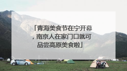 青海美食节在宁开幕，南京人在家门口就可品尝高原美食啦