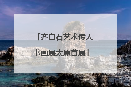 齐白石艺术传人书画展太原首展