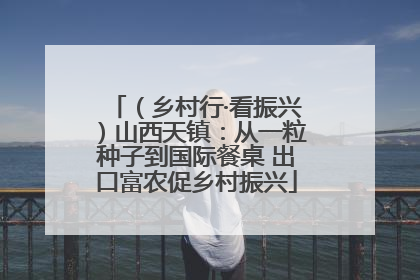 （乡村行·看振兴）山西天镇：从一粒种子到国际餐桌 出口富农促乡村振兴