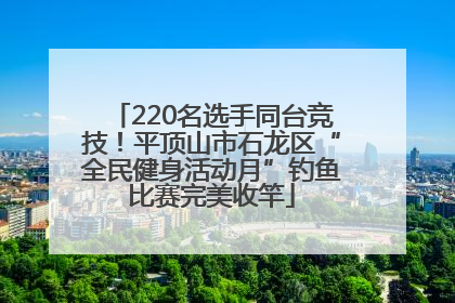 220名选手同台竞技！平顶山市石龙区“全民健身活动月”钓鱼比赛完美收竿