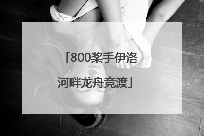 800桨手伊洛河畔龙舟竞渡