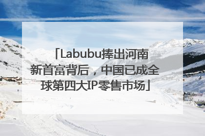 Labubu捧出河南新首富背后，中国已成全球第四大IP零售市场